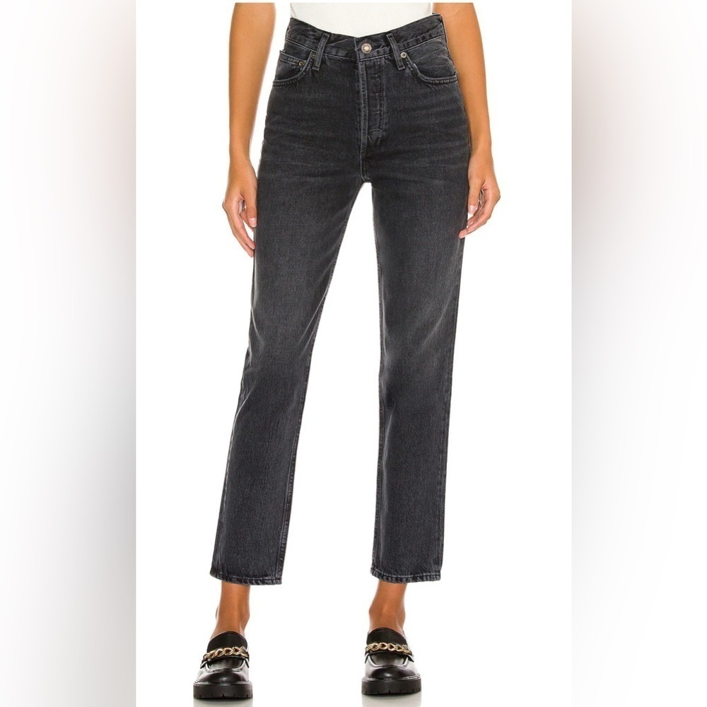 Agolde Fen High Rise Relaxed Taper in Shambles • 27
